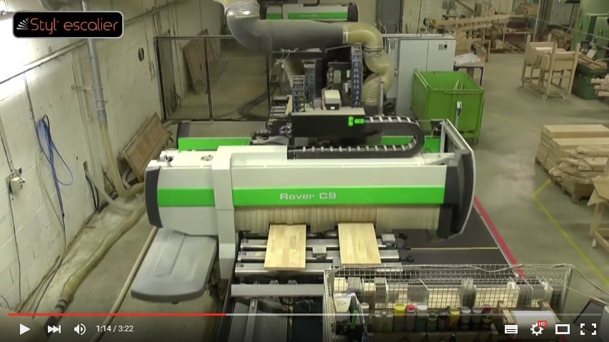 styl'escalier : usinage du bois épisode 1/2