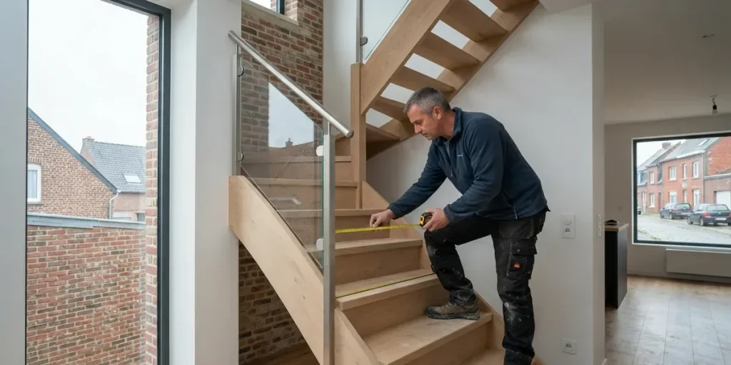 encombrement escalier calculer