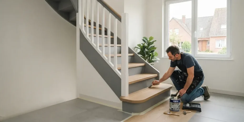 quelle peinture utiliser peindre escalier